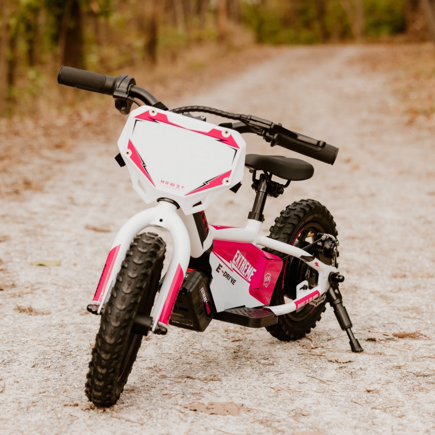 Shop Kids' 12” Pink Electric Bikes